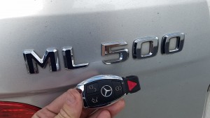 Mercedes ML500 car key made
